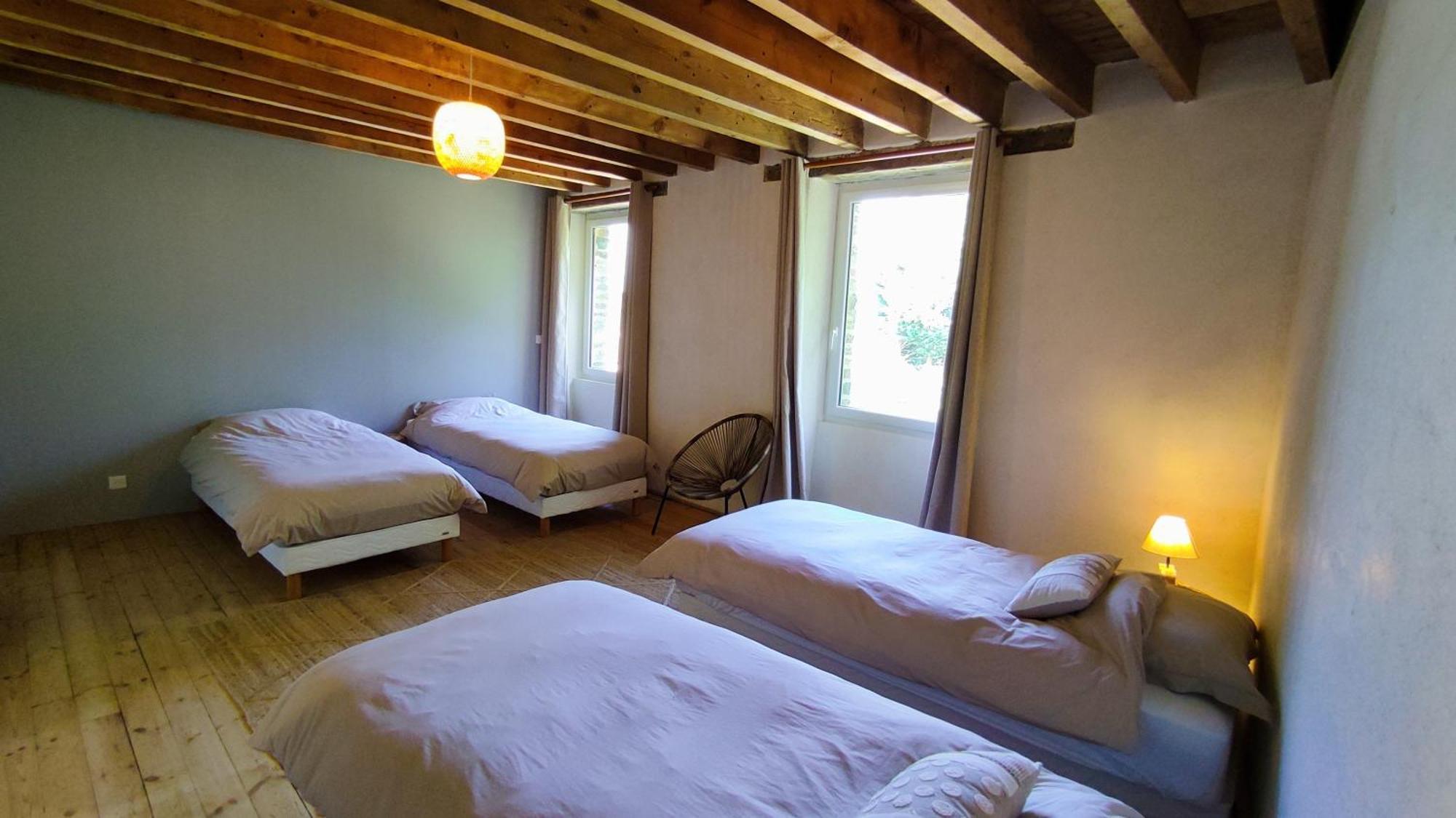 Chambre D'Hote En Gite - Moulin De La Houssaie - Broceliande Guer Exterior photo